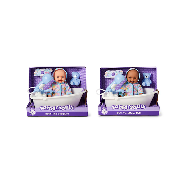 Somersault 35cm Baby with Bathtub