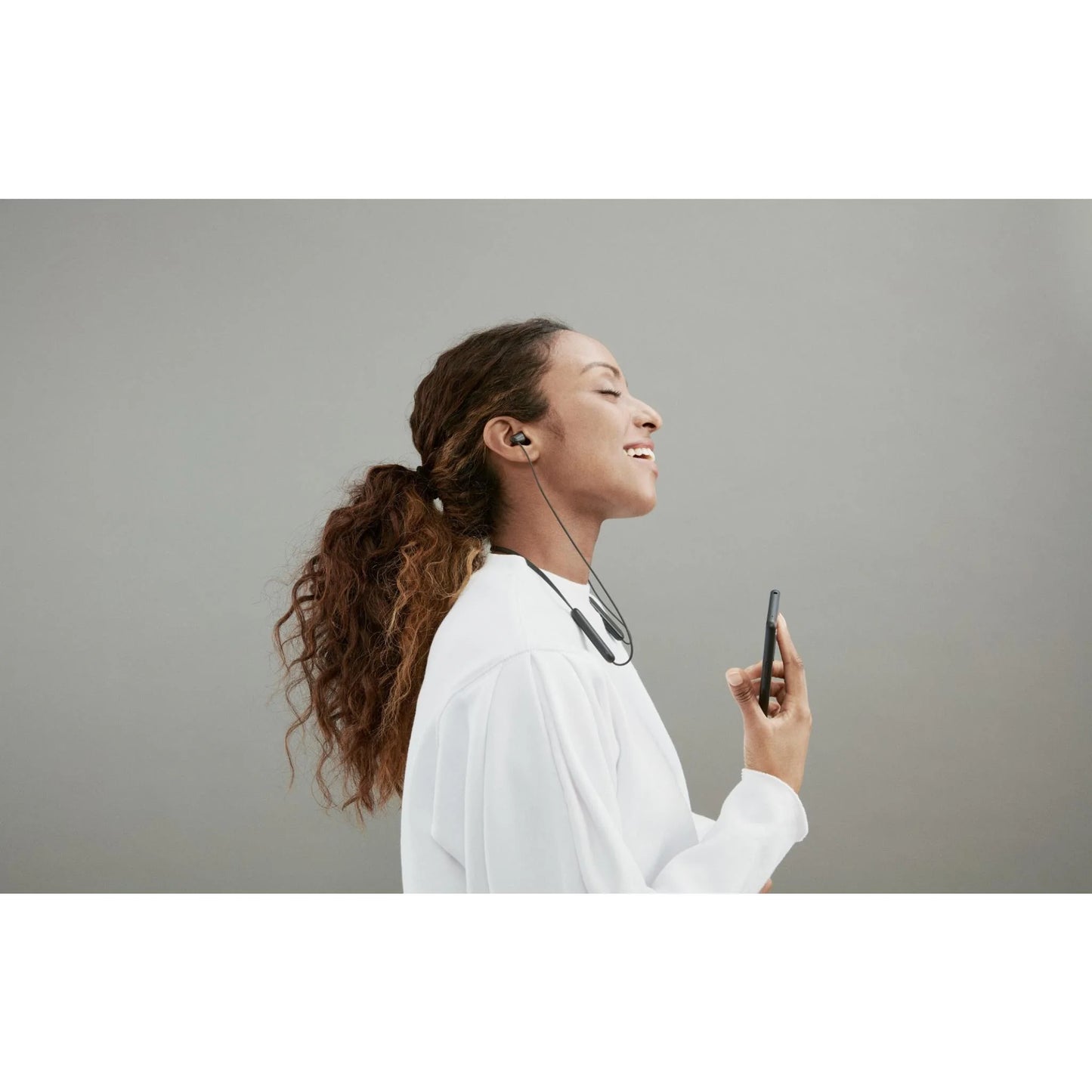 Sony WI-C100B Wireless In-Ear Headphones (Black)