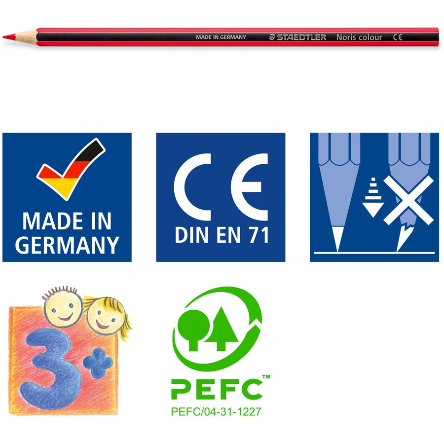 Staedtler Noris Coloured Pencils 12 Pack