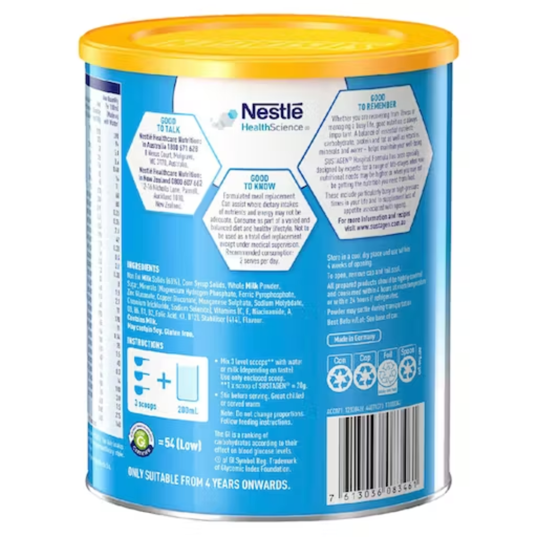 Sustagen Hospital Formula Plus Fibre Vanilla 840g