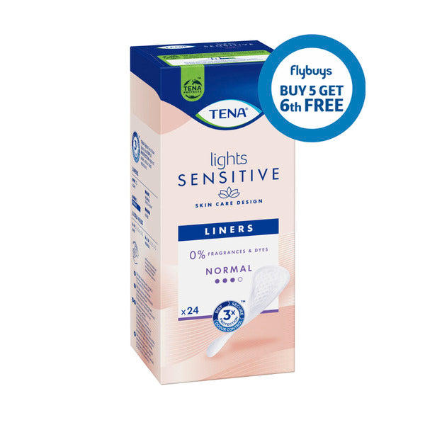 Tena Liners Sensitive Light Normal 24 pack