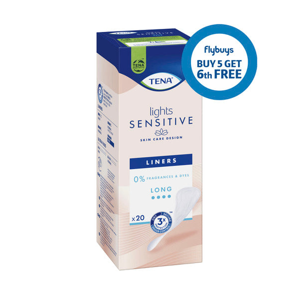 Tena Liners Sensitive Lights Long | 20 pack
