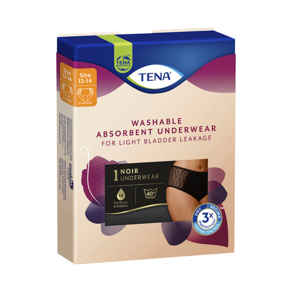 Tena Washable Women's Classic Brief Incontinence Underwear Size Medium | 1 pack
