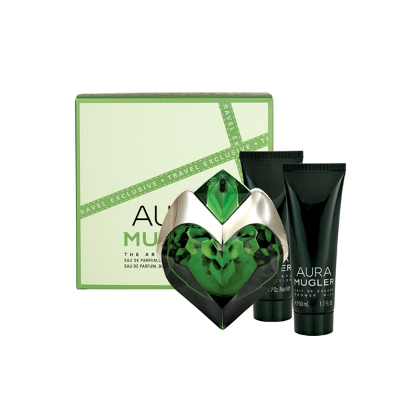 Thierry Mugler Aura Eau De Parfum 50ml 3 Piece Set