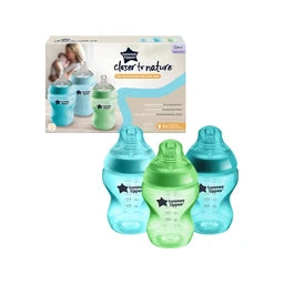 Tommee Tippee Baby Bottle 260ml 3 Pack Newborn+ | 3 pack