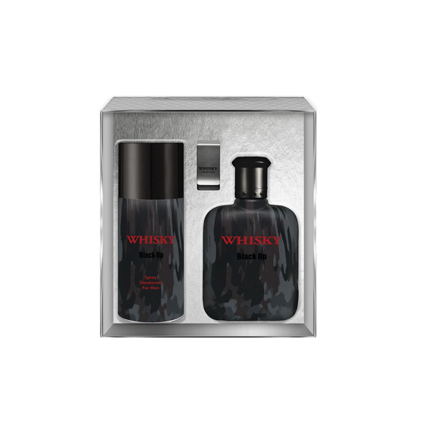 Whisky Black Op Eau De Toilette 100ml 3 Piece Set
