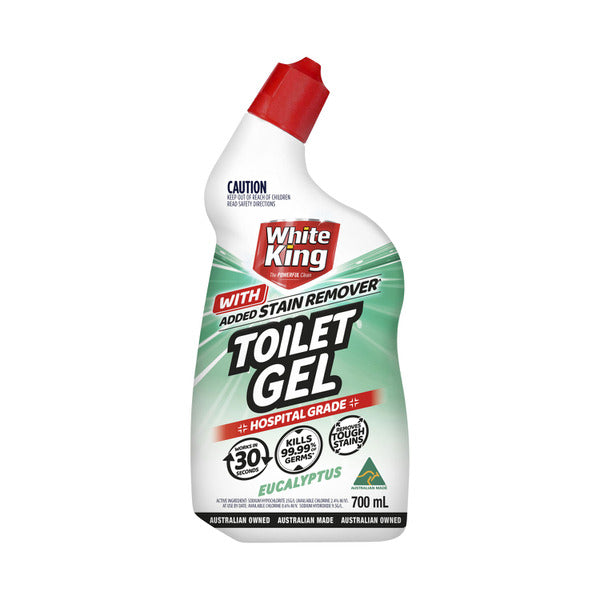 White King Powerclean Toilet Bleach Gel Eucalyptus | 700mL