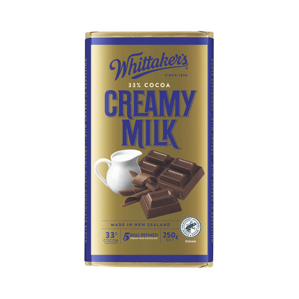 Whittaker's Block Chocolate Creamy Milk Block | 250g