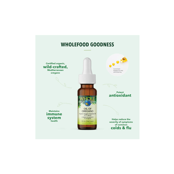 Whole Earth and Sea Oregano Oil 30ml