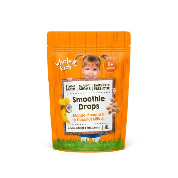 Wholekids Mango Banana & Coconut Milk Smoothie Drops | 20g x 2 Pack