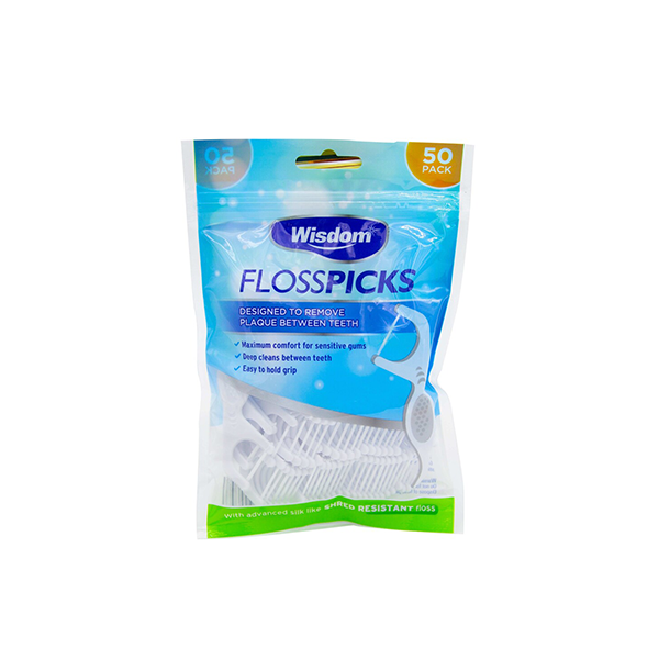 Wisdom Floss Picks 50 Pack