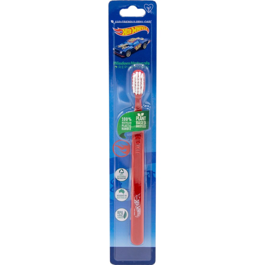 Wisdom Naturals Recycled Plastic Kids Toothbrush