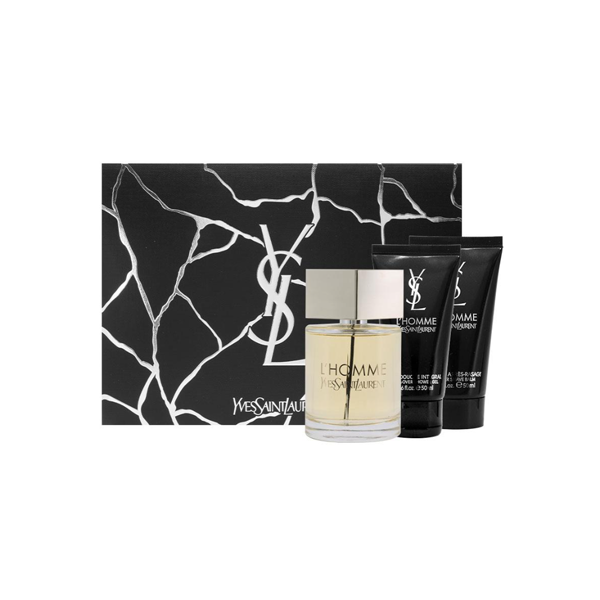 Yves Saint Laurent L Homme Eau De Toilette 100ml 3 Piece Set