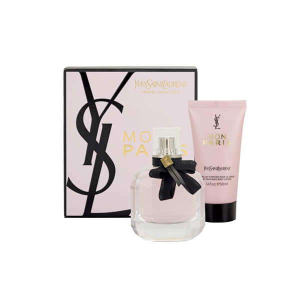 Yves Saint Laurent Mon Paris Eau de Parfum 50ml Spray Plus 50ml Body Lotion 2 Piece Set