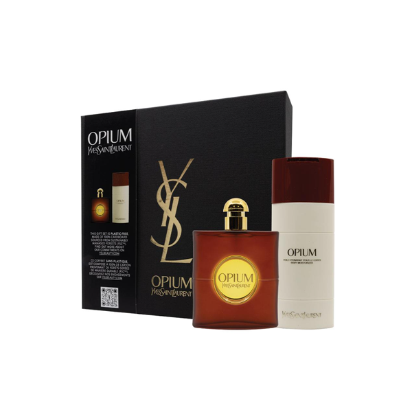 Yves Saint Laurent Opium For Women Eau De Toilette 90ml 2 Piece Set