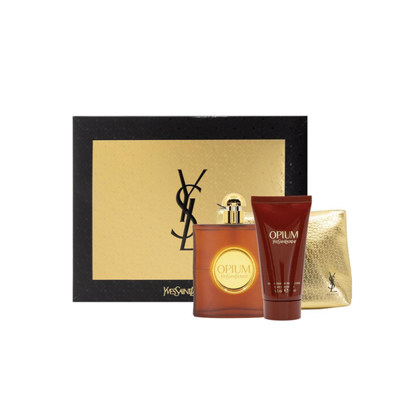 Yves Saint Laurent Opium For Women Eau De Toilette 90ml 3 Piece Set