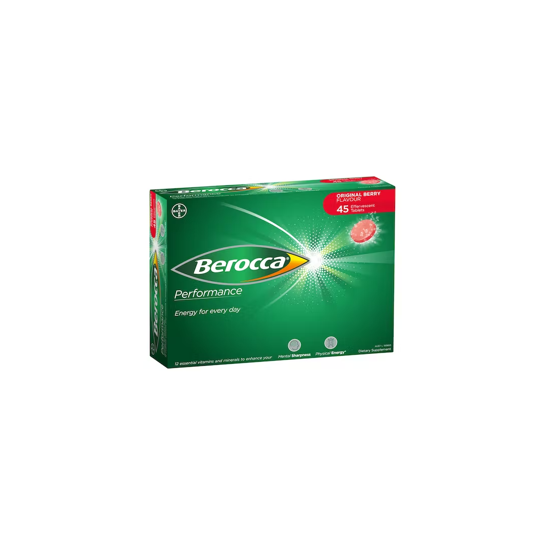 Berocca Energy Orange 45 Effervescent Tablets