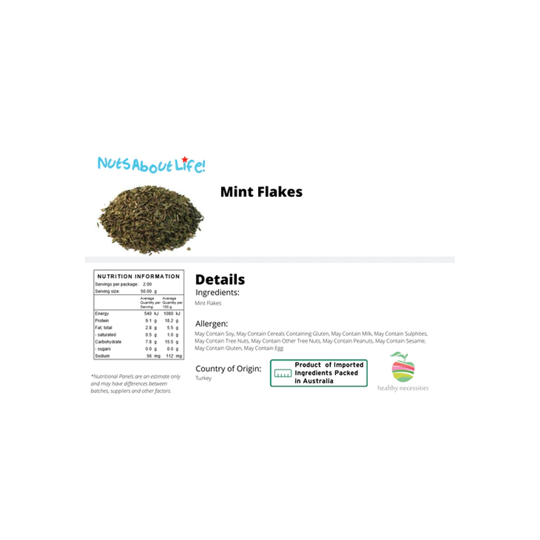 Dried Mint Flakes | 1Kg