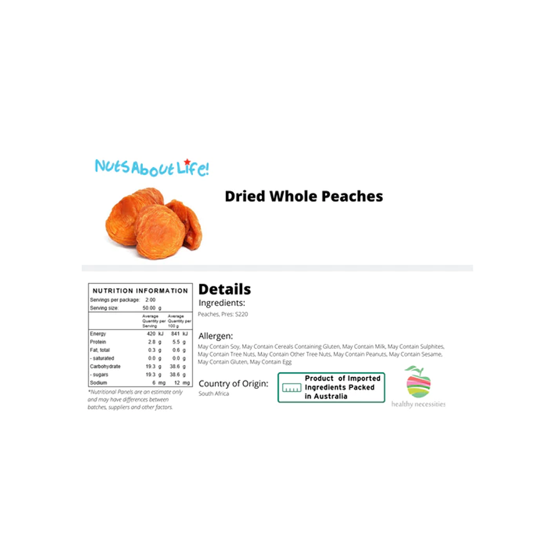 Dried Whole Peaches | 1Kg