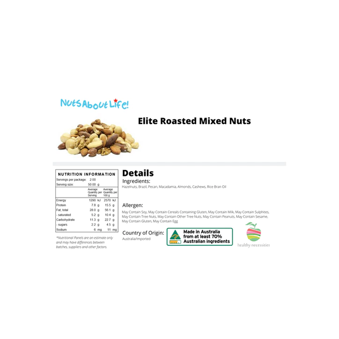 Elite Roasted Mixed Nuts | 1Kg