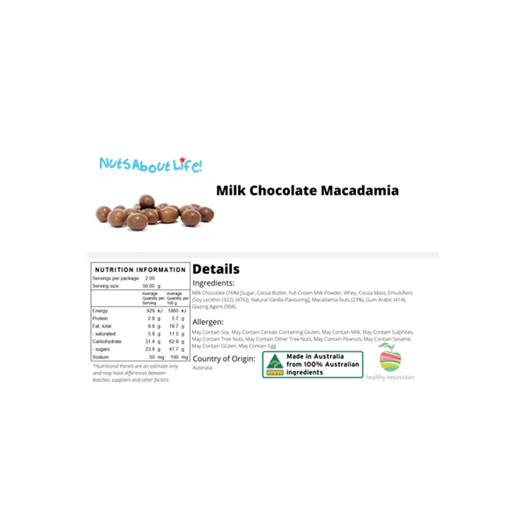 Milk Chocolate Coated Macadamias | 1Kg