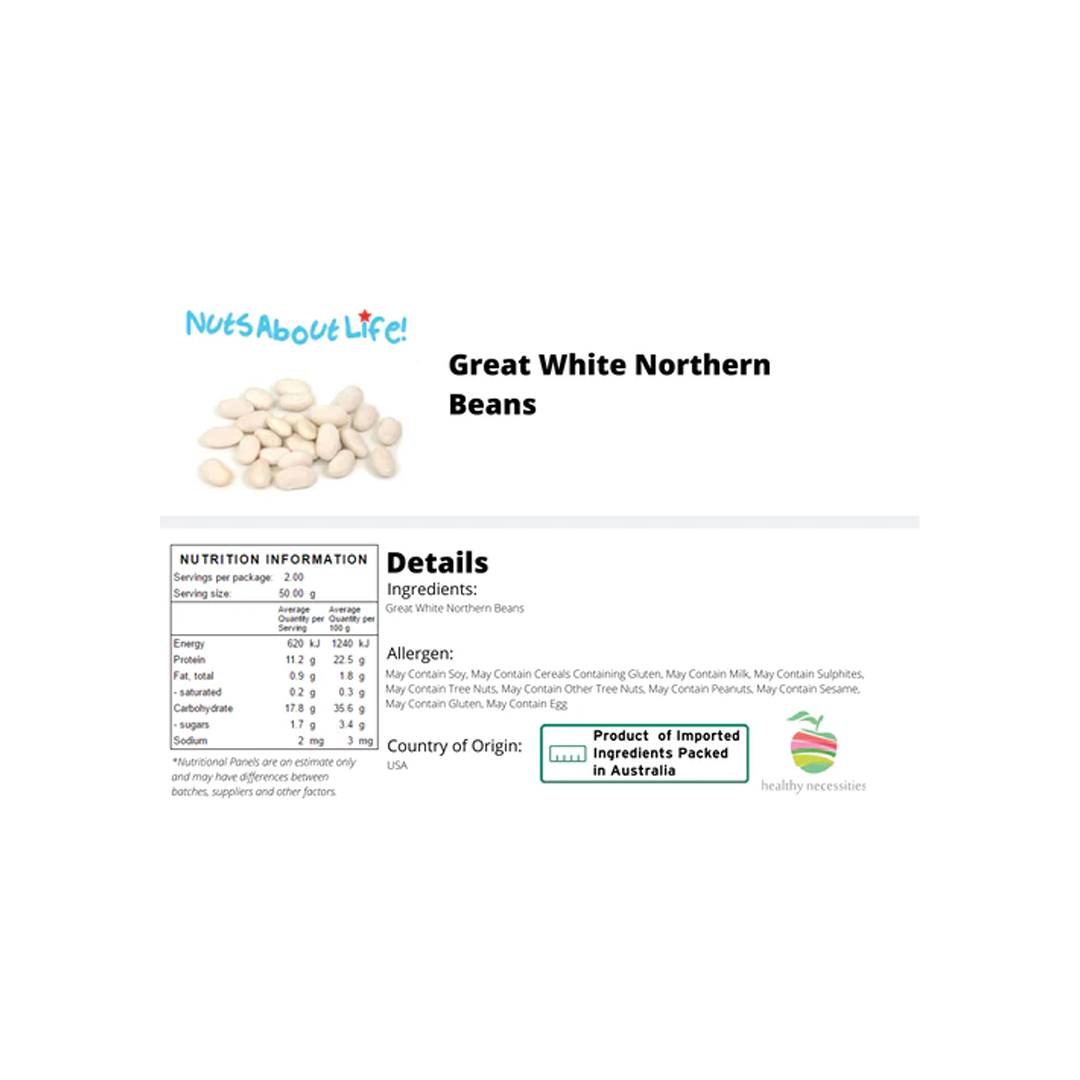 White Great Northern Beans|1Kg