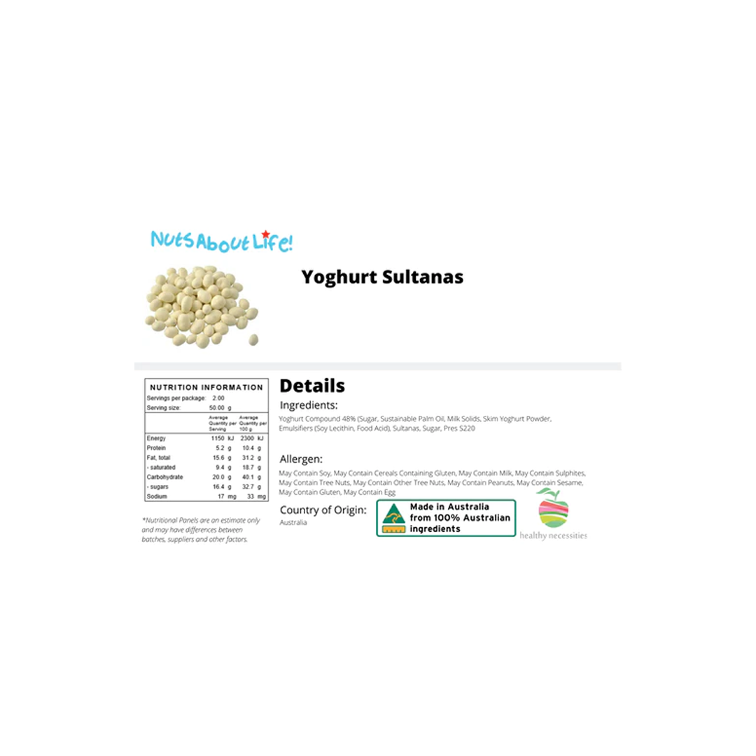 Yoghurt Coated Sultanas | 1Kg
