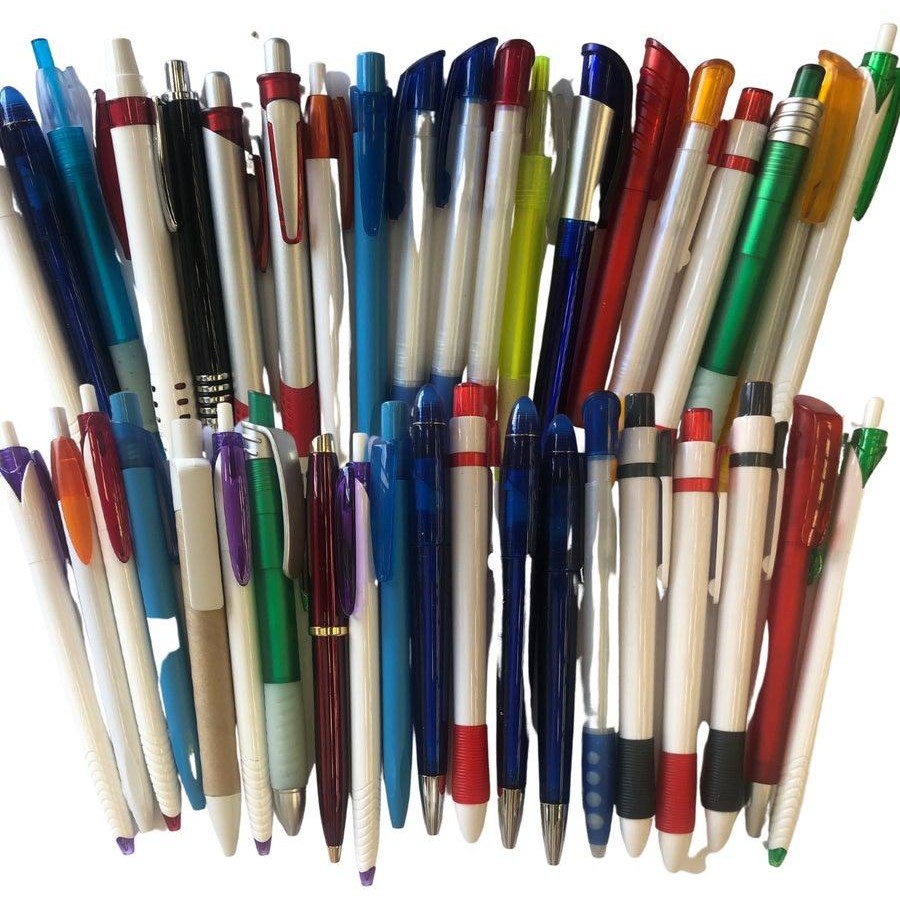 100x Ball Point Pen Gift School Office Business Ballpoint - ASSORTED BULK PACK