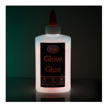 10PK Boyle Glow in the Dark Glitter Glue Adhesive Kids Art