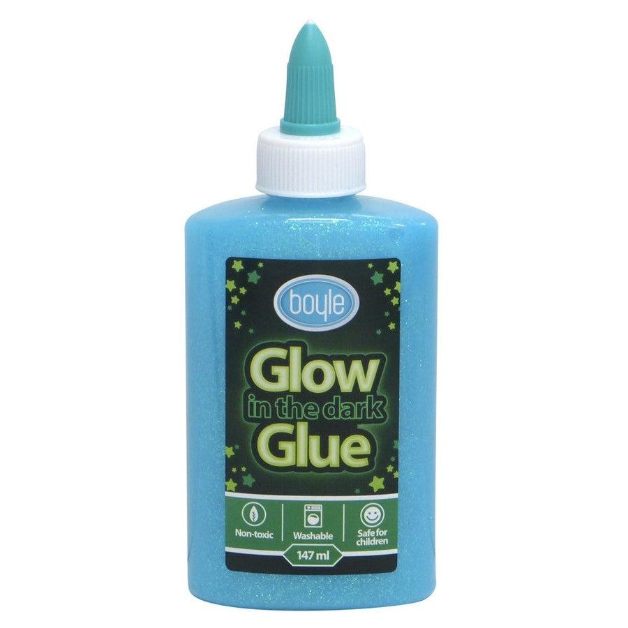 10PK Boyle Glow in the Dark Glitter Glue Adhesive Kids Art