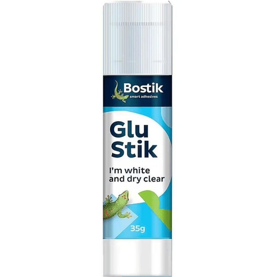 10 Pack Bostik Glue Sticks Clear 35g Glue White Dries Clear