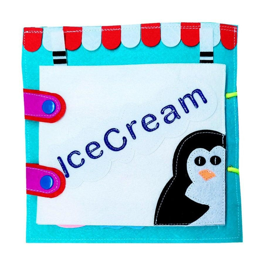 10Pages! Felt Quiet Soft Activity Busy Book educational Toddler Puzzle Hands on Game Montessori Toy First Handmade DIY Preschool Whale Baby Kids