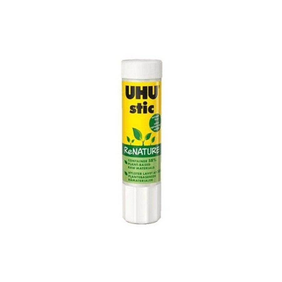 12 Pack UHU ReNature Glue Stick 40G Sticks Plant Based Bulk