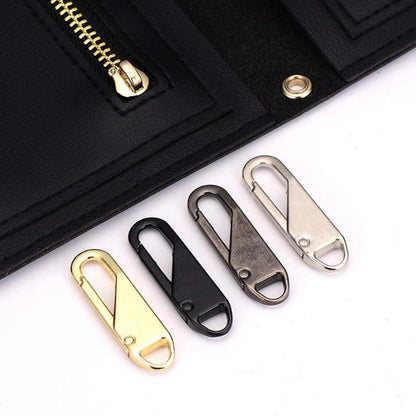 12 Pcs Zipper Slider Puller Zipper Repair Kit Removable Zipper Pull Tabs For Clothing-4 Color