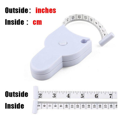 2 Pack Self-tightening Body Measuring Tape Ruler Measure Rulers