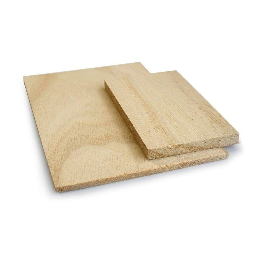 2x 15pc Boyle Hobby Craft DIY Kids/Adult Model Paulownia Wood Small Sheet Pack