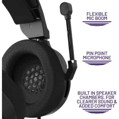 4Gamers Eclipse Premium Gaming Headset - Black