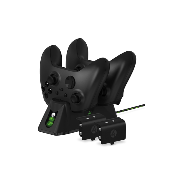 4Gamers Xbox Series XS Wireless Controller Twin Charging Dock - Black