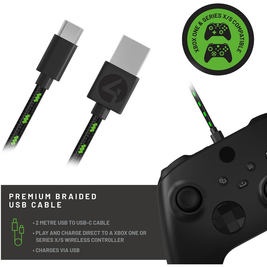 4Gamers Xbox Wireless Controller Twin Play & Charge Battery Packs - Black