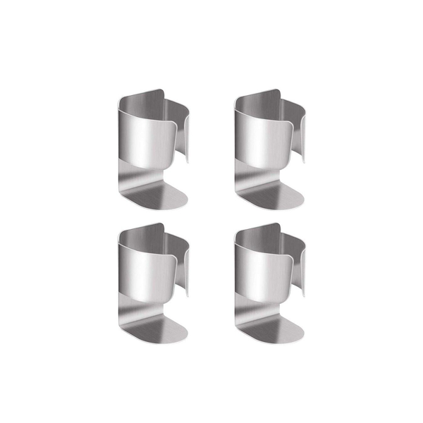 4pack Stainless Steel Electric Toothbrush Holder Wall Mounted Storage Rack