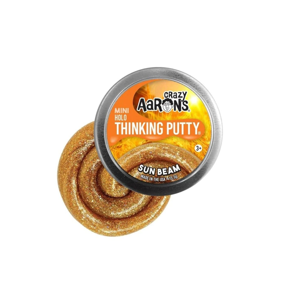 Aarons Putty 2 Inch Mini Thinking Putty Sun Beam