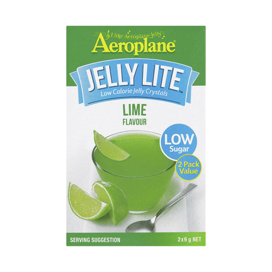 Aeroplane Lite Lime Jelly Crystals 2 pack | 18g x 2 Pack