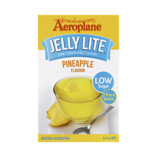 Aeroplane Lite Pineapple Jelly Crystals 2 pack | 18g x 2 Pack