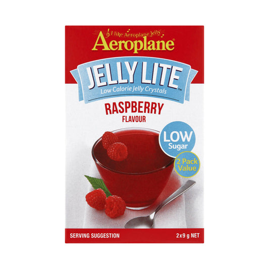 Aeroplane Lite Raspberry Jelly Crystals 2 pack | 18g x 2 Pack