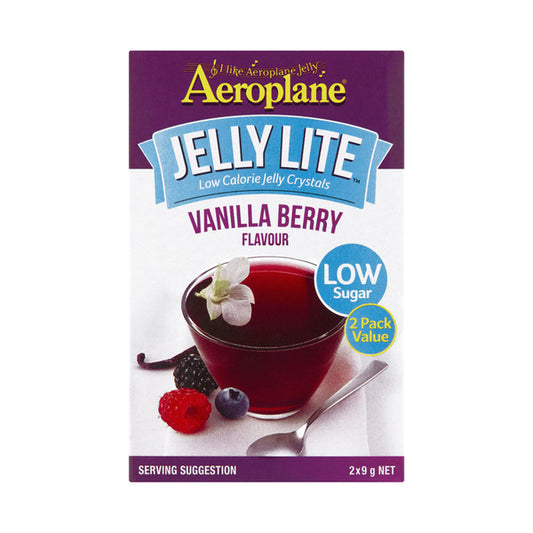 Aeroplane Lite Vanilla Berry Jelly Crystals 2 pack | 18g x 2 Pack