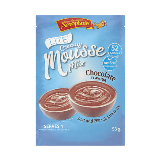 Aeroplane Mousse Lite Chocolate | 53g