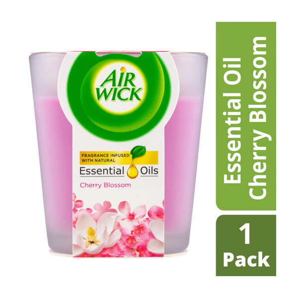 Air Wick Essential Oils Candle Cherry Blossom | 1 pack