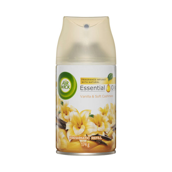 Air Wick Essential Oils Vanilla & Soft Cashmere Freshmatic Refill | 174g