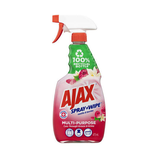 Ajax Spray N Wipe Divine Blends Vanilla & Berries | 475mL