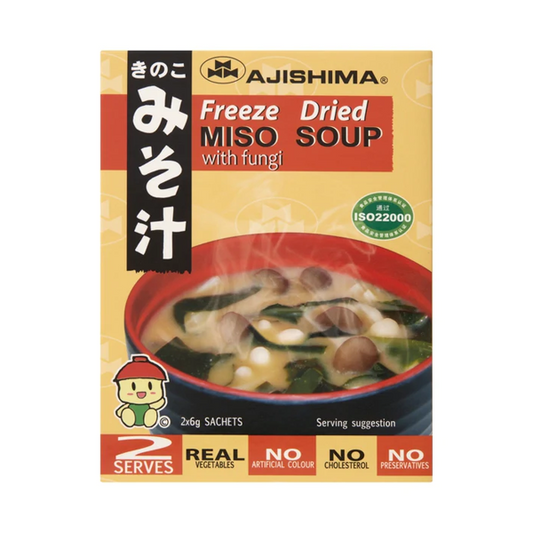 Ajishima Freeze Dried Miso Soup With Fungi | 12g